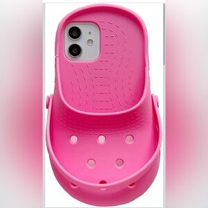 Pink Croc-Style Phone Case